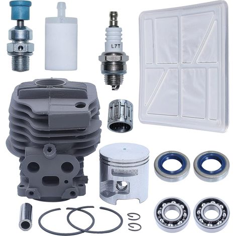 Kit de piston de cylindre 51mm pour moteur de scie à béton Husqvarna K750 K760 avec filtre à air, valve de décompression, joint d'huile, roulement à aiguilles, remplace 506 38 61-71 (1/5)