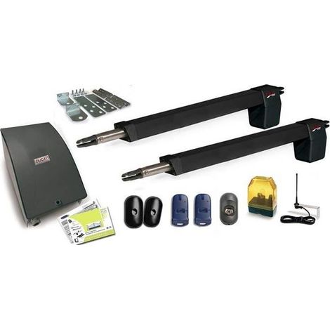 DUCATI HC812-400 automatisme kit motorisation pour portail battant maxi 3,5m -350kg chaque vantail ouvre portail (1/4)