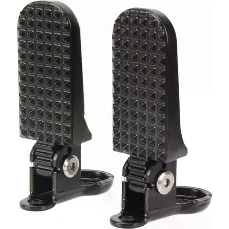 Hinterradpedal für E-Bikes, faltbar, aus Aluminiumlegierung, rutschfestes Profil, vielseitig einsetzbar (1/4)