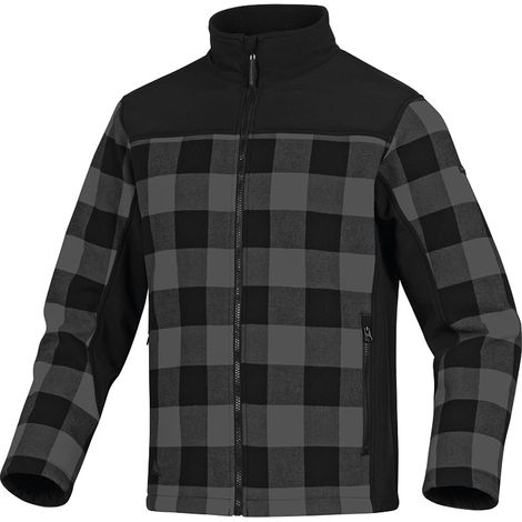 Veste Polaire Kodiak L Noir/gris Chaleur Et Confort Professionnel - Delta Plus