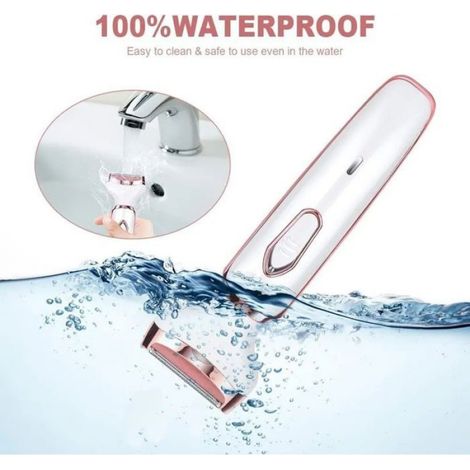 Rasoir électrique pour femme, 4 en 1, rasoir intime indolore, chargement USB Étiquette (1/4)