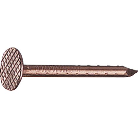 Dachpappnägel (Dachpappstift) Breitkopfnägel ø 2,5x25 mm EN10230 Kupfer (1/3)
