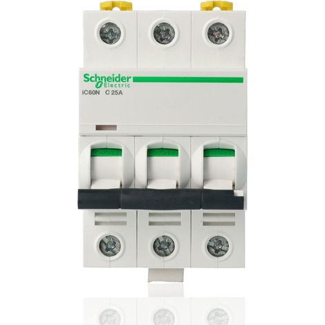 SCHNEIDER A9F79325 - Magnetotermico Acti9 iC60N 3P C 25A 6000A 10kA