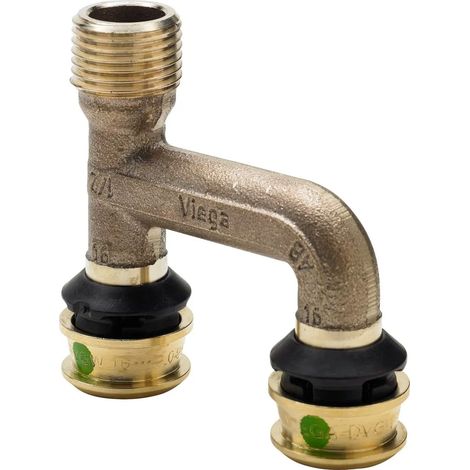 Viega Raxofix prolunga, R 1/2, d1 16, d2 16 bronzo al silicio modello 5326.31, 647674