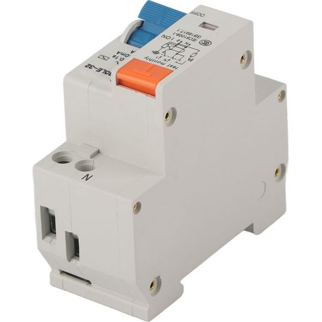 Disjoncteur 1P 16A 220V, protection contre les surcharges, les courts-circuits et les fuites de courant, disjoncteur différentiel pour 50/60 Hz (1/5)