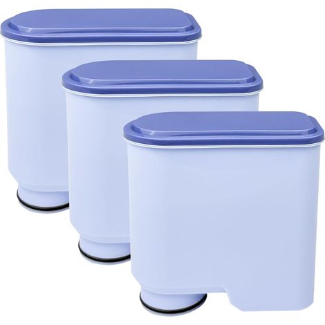 3 Pièces Filtre à Eau de Rechange Compatible Avec Philips AquaClean CA6903 Filtre à Calcaire avec Charbon Actif, Réduit la Teneur en Calcaire, pour Machines à Café (1/4)