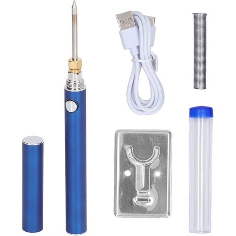Fer à souder électrique rechargeable par USB, outil de soudage sans fil à 4 niveaux de réglage pour la réparation électronique (1/5)