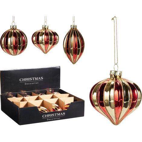 Decorazione natalizia rossa modello assortito PERAGA CHRISTMAS