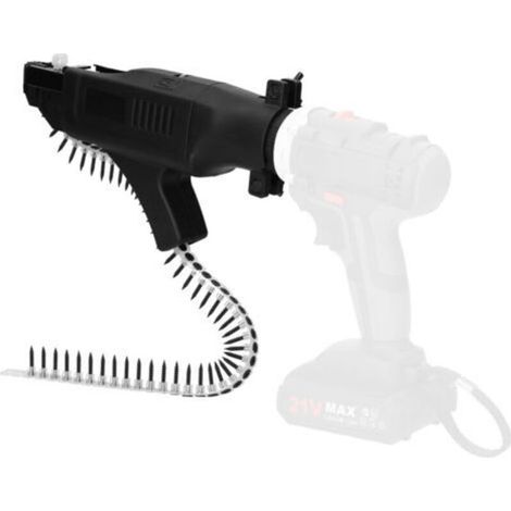 Set – Automatischer elektrischer Bohrer mit Lithium-Ionen-Akku, Kettenschraubmaschinen-Konverter, Akku-Tacker, wiederaufladbarer Nagler, tragbarer Holzbearbeitungs-Tacker-Konverter (1/5)