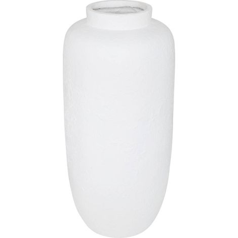 Jarrón Elene 30x30x66cm Blanco - Atmosphera créateur d'intérieur
