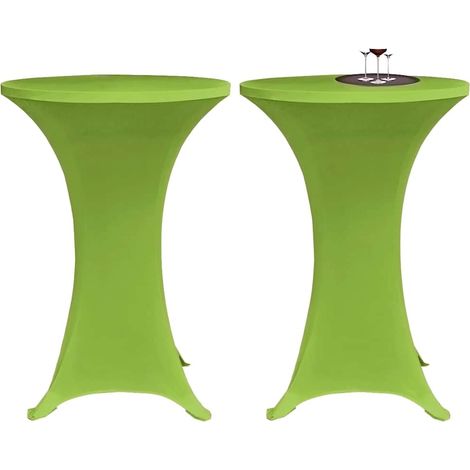 Maison Exclusive - Copritavoli Elastici 4 pz 70 cm Verde