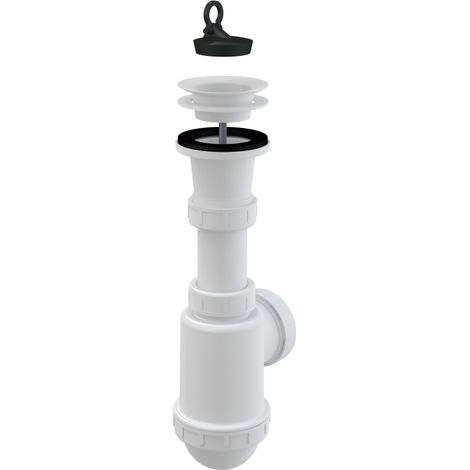 Colador sifón para fregadero de cocina. Fabricado en plástico DN70. (1/3)