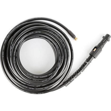 15M Tuyau Déboucheur Flexible, Nettoyage Haute Pression pour Éviers, Kit avec Adaptateur pour Karcher K1-K7 (1/4)