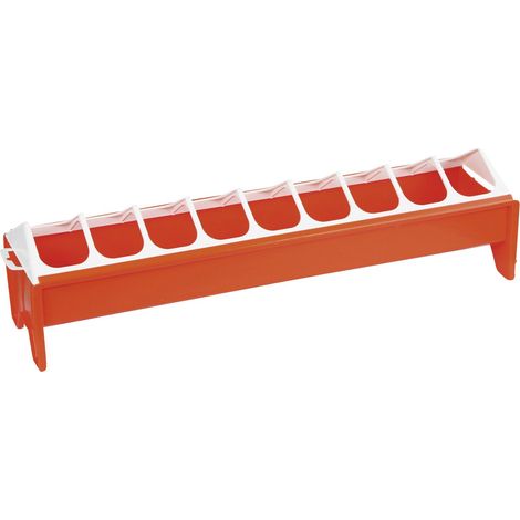 Kerbl Futtertrog für Hennen, Kunststoff, 50x12cm Futterautomat