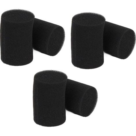 6-Piece Speaker Port Tube Sponge, Reduces Wind Noise and Standing Waves for Improved Bass and Midrange, with a Diameter of 35mm and a Height of 50mm (1/5)
