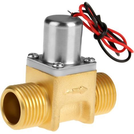 4,5 V DC 1/2" Messing-Impuls-Magnetventil für Wasserdurchfluss (1/5)