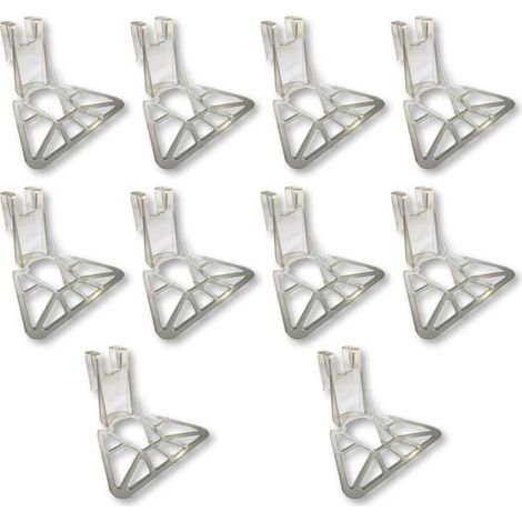 Nuisipro - Bouche tuile - Répulsif Oiseaux - Lot de 10 - Facile à découper