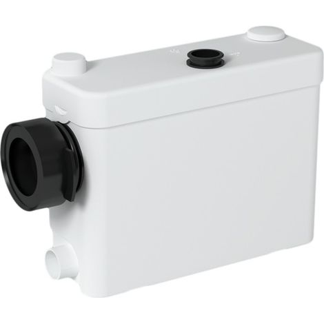 SFA – Broyeur sanitaire pour WC, lave-main, bidet et douche – 4 entrées – Pompe jusqu'à 5m – Filtre anti-odeurs – Blanc (1/10)