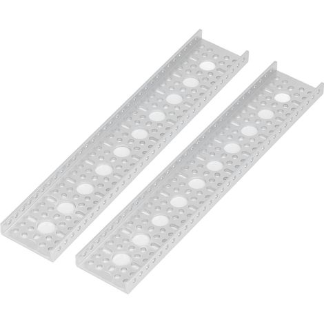 Profilé Aluminium en U 48x12mm Lot de 2 Rails Robustes 3 Faces Pièce Accessoire pour Robot3121-0010-0264 (1/5)