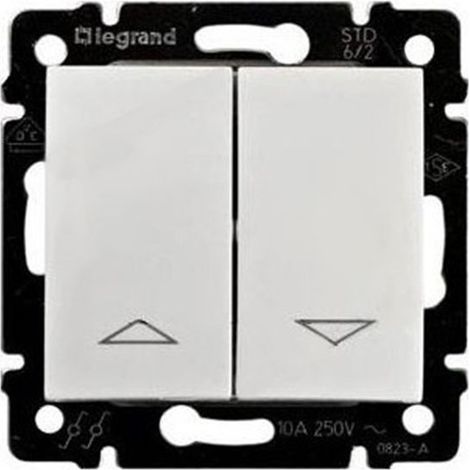 Doble pulsador persiana VALENA blanco LEGRAND 774414 (1/2)