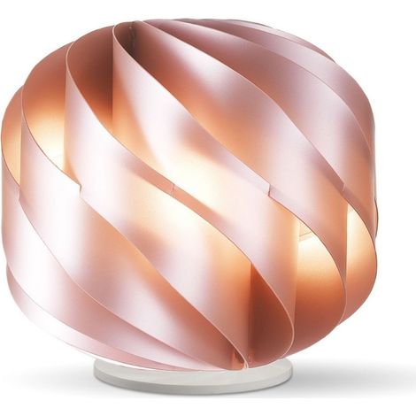 LAP Rosa Metalltischlampe aus Kunststoff Cm. 25 x 24 Std (1/2)