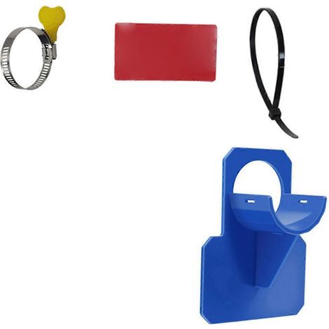 Support de tuyau de piscine, avec cordes bleues-- (1/5)