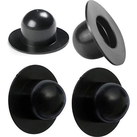 YMYNY Support de tube pour accessoires de piscine  noir 4 pièces (1/4)