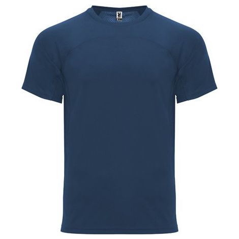 Camiseta deportiva unisex transpirable con espalda rejilla 3D MONACO XXL Azul Marino