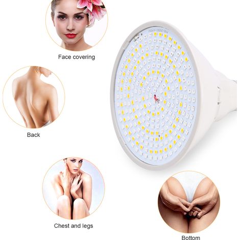Lampe de rajeunissement cutané LED 3 couleurs avec support professionnel pour l'élimination de l'acné et des rides (version américaine) (1/5)