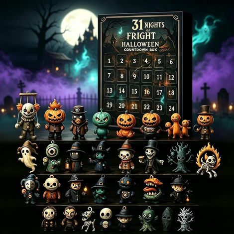 Halloween-Adventskalender Modell 2026,Halloween Geisterpuppen (1/5)