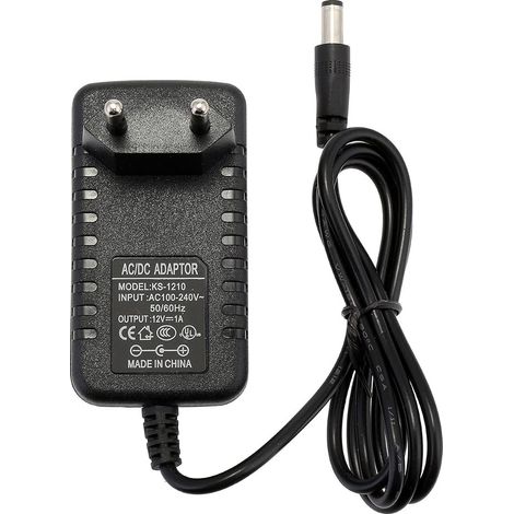 LED Strip Power Supply 3528/5050 DC 12V AC 100-240V 12W Max Power Supply 1A EU Plug (1/5)