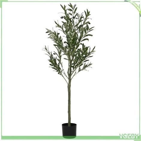 4103571 Olivier artificiel 450 feuilles 120 cm vert (1/5)
