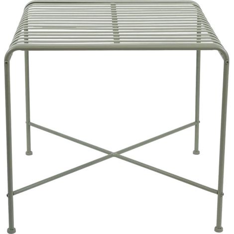 Table Carrée d'Extérieur - Vert - 80,5 x 79,5 x H 72 cm - Livraison gratuite