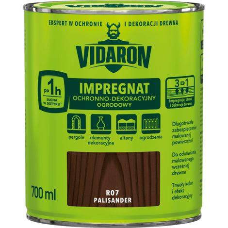 Imperméabilisant de jardin en palissandre Vidaron R07 0,7 L (1/2)