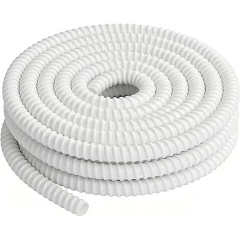 Tuyau Condensat Clim ø16mm (3m) En PVC, Tuyau d’Évacuation De Condensats Climatiseur Clim, Résistant Aux UV, Pour Lave-Linge, Climatiseurs Et Drainage Extérieur, Ajustable, Flexible Résistant (3M) (1/2)