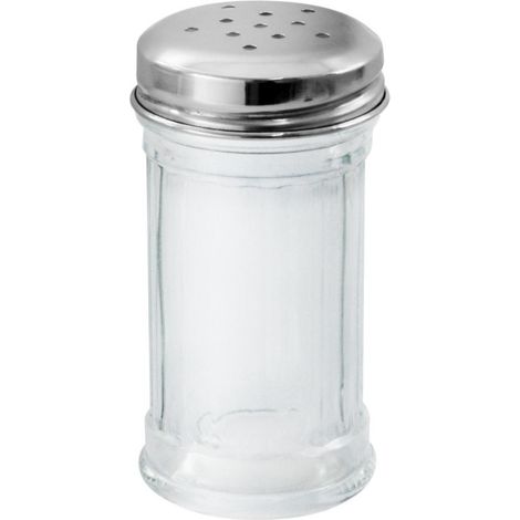 Salero mesa pimentero 60ml cristal/inox 46892 fackelmann (1/2)