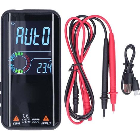 Professional Digital Multimeter Large Screen Multifunction Voltage Tester Electromagnetic Radiation Detection (1/4)