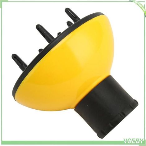Diffuseur de sèche-cheveux - FAFEICY - Universel - ABS - Jaune - Ø 5,5 cm