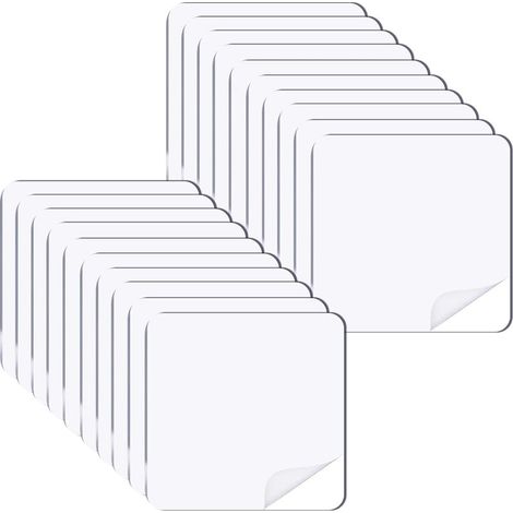 20 Pièces Ruban adhésif, Carré Nano Ruban Adhésif Double Face Transparent, Carré Ruban Adhésif Pastille Adhesive Double Face, Fixation de Divers Objets Dans Voitures, Cuisine, Domicile ou Bureau (1/5)