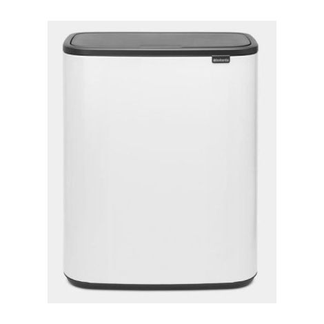 Poubelle Touch Bo Touch Bin, 2 x 30 litres, White 221408 (1/5)