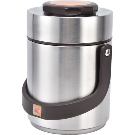 Boîte À Lunch - Acier Inoxydable 304 - Isolation Sous Vide Double Paroi - 1500 ml - Étanche - Pour Bureau Voyage Pique-Nique Extérieur - 1 Pièce (1/5)