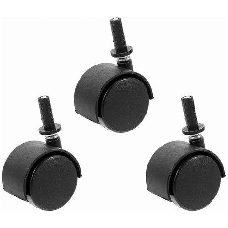 Roues de rechange pour aspirateurs. lot de 3. roues de transport amortissantes (1/3)