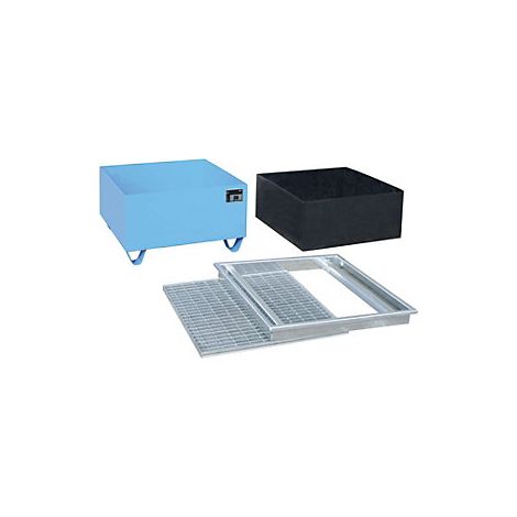 Cubeta colectora de acero con recipiente interior de PE  para (1/2)