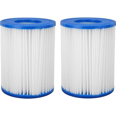 2 Pièces Filtre de Piscine Enfant Lavable, Filtre pour Spa et Remplacement Filtre à Eau Chaude (1/5)