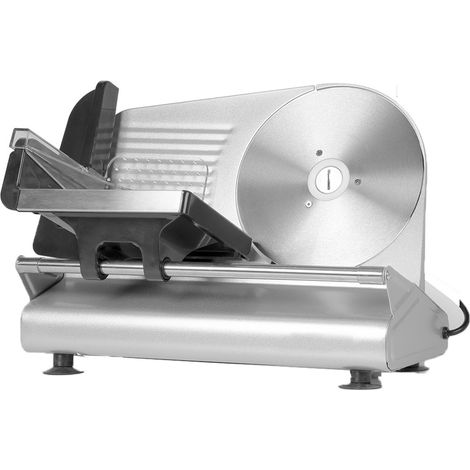 Affettatrice elettrica lama cm 22 affetta taglia salumi pane formaggio 150w per casa comoda per tutti gli usi in acciaio dictrolux