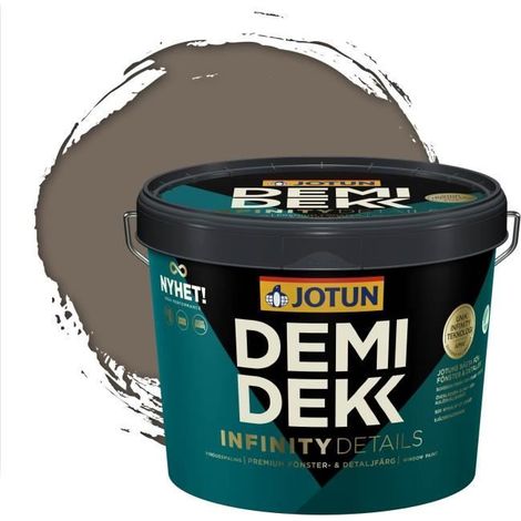 Peinture Bois - JOTUN - Lasure Opaque Satinée - RAL 7006 - Gris Beige - 3L (1/2)