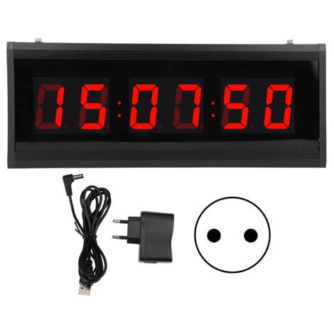 Horloge électrique numérique LED moderne pour la maison, avec décoration de calendrier perpétuel (1/5)