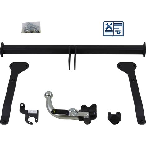 Attelage - Mazda 2 - 08/14-12/99 - rotule démontable - GDW - Faisceau spécifique 13 broches (1/2)