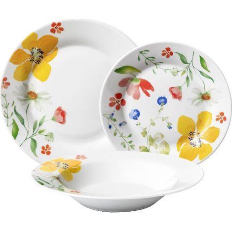 Servizio di Piatti da Tavola in Ceramica Berna 18 Pezzi (1/3)