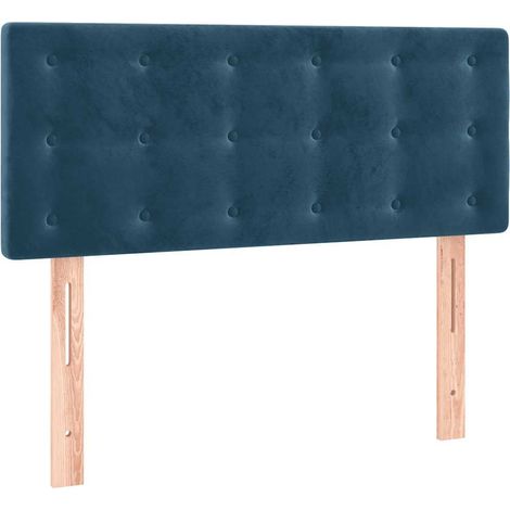 Maison Exclusive - Tête de lit Bleu foncé 90x5x78/88 cm Velours